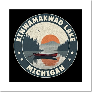 Kinwamakwad Lake Michigan Sunset Posters and Art